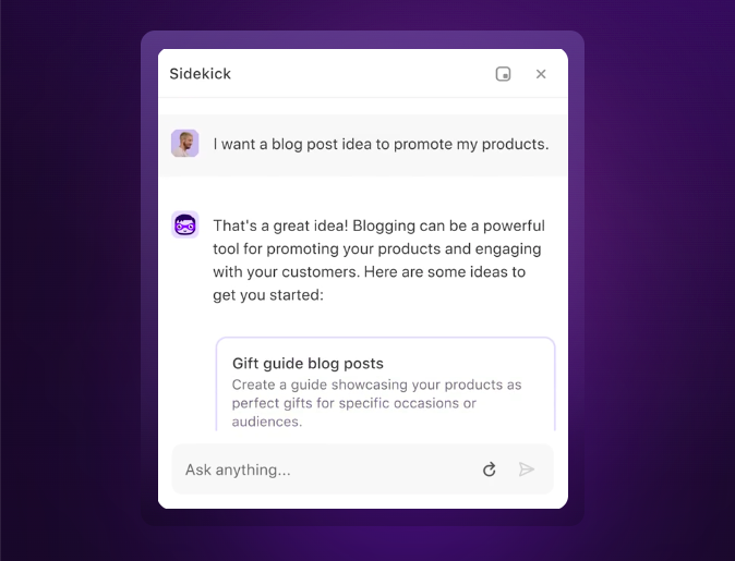 shopify sidekick 4